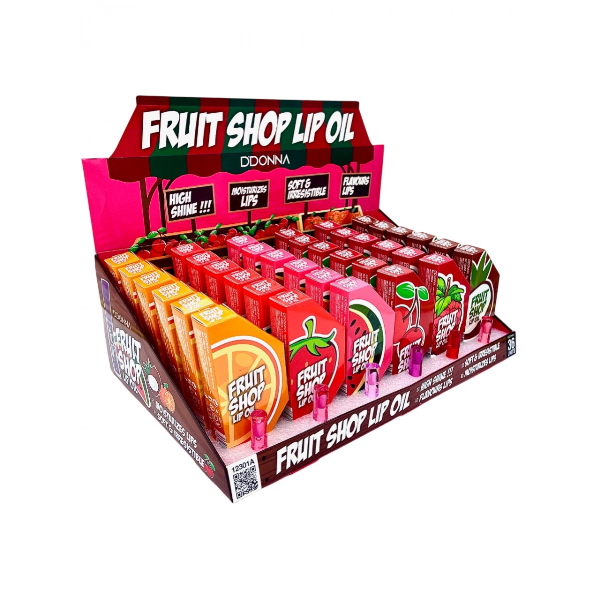 Labial Gloss Transparente Frutas