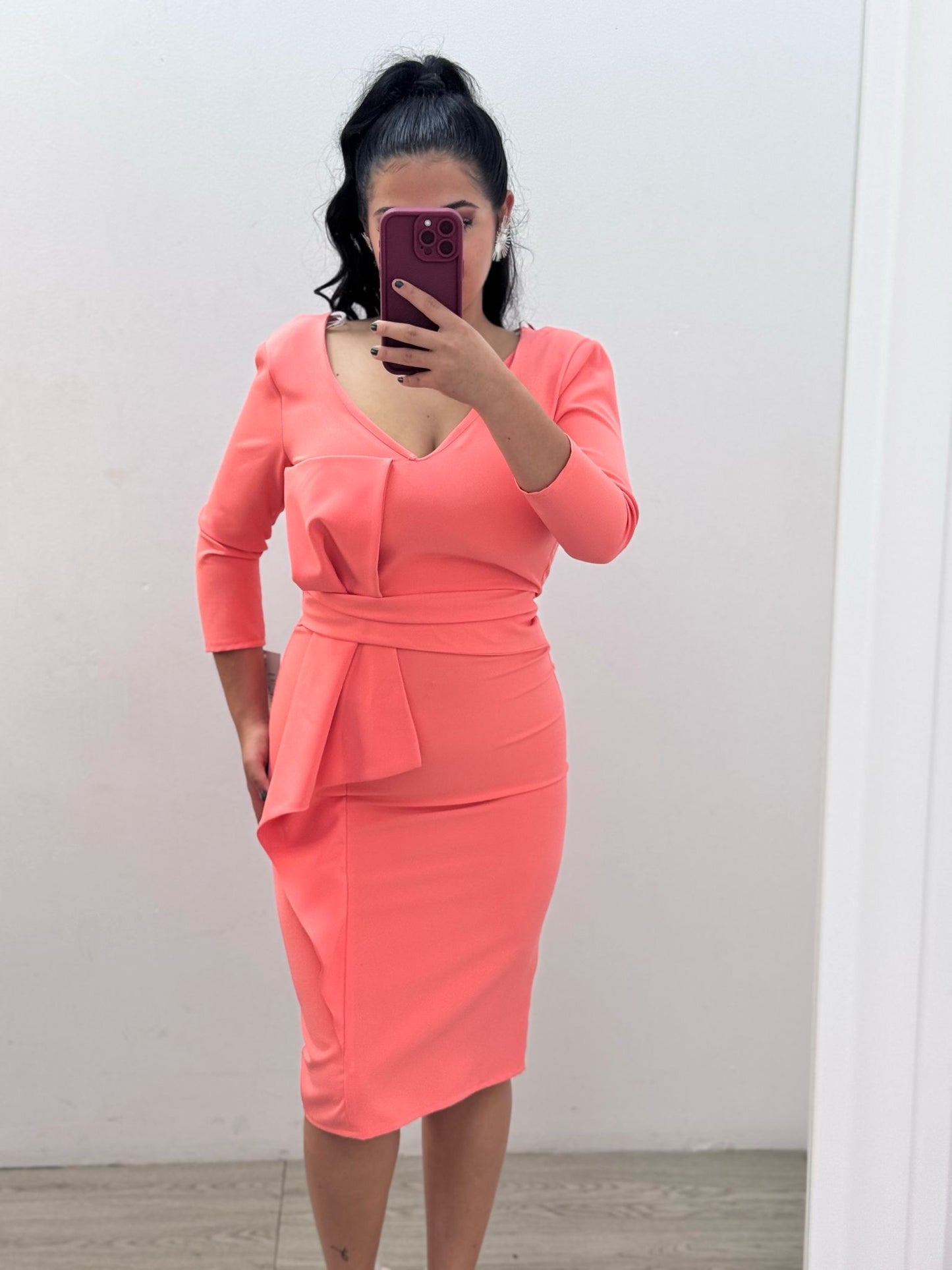 Vestido Coral
