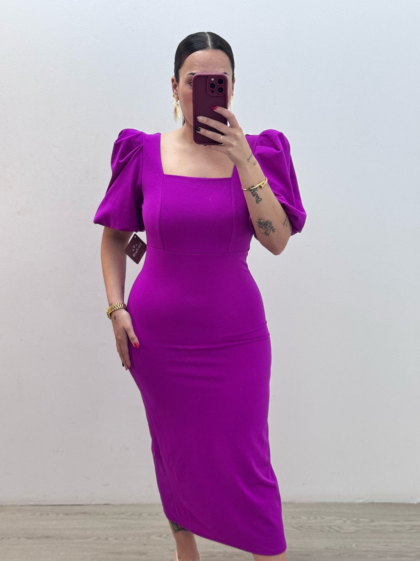 Vestido Escote Buganvilla