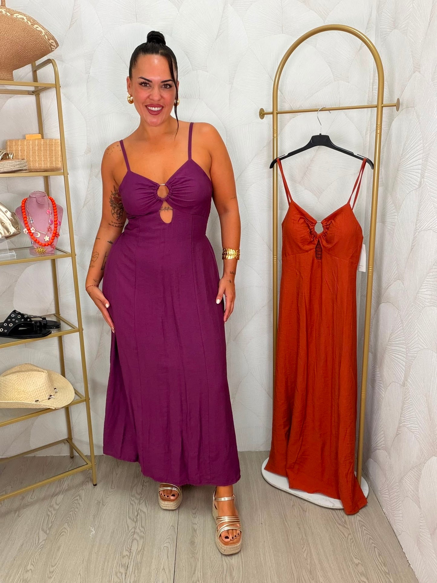 VESTIDO DETALLE ARO