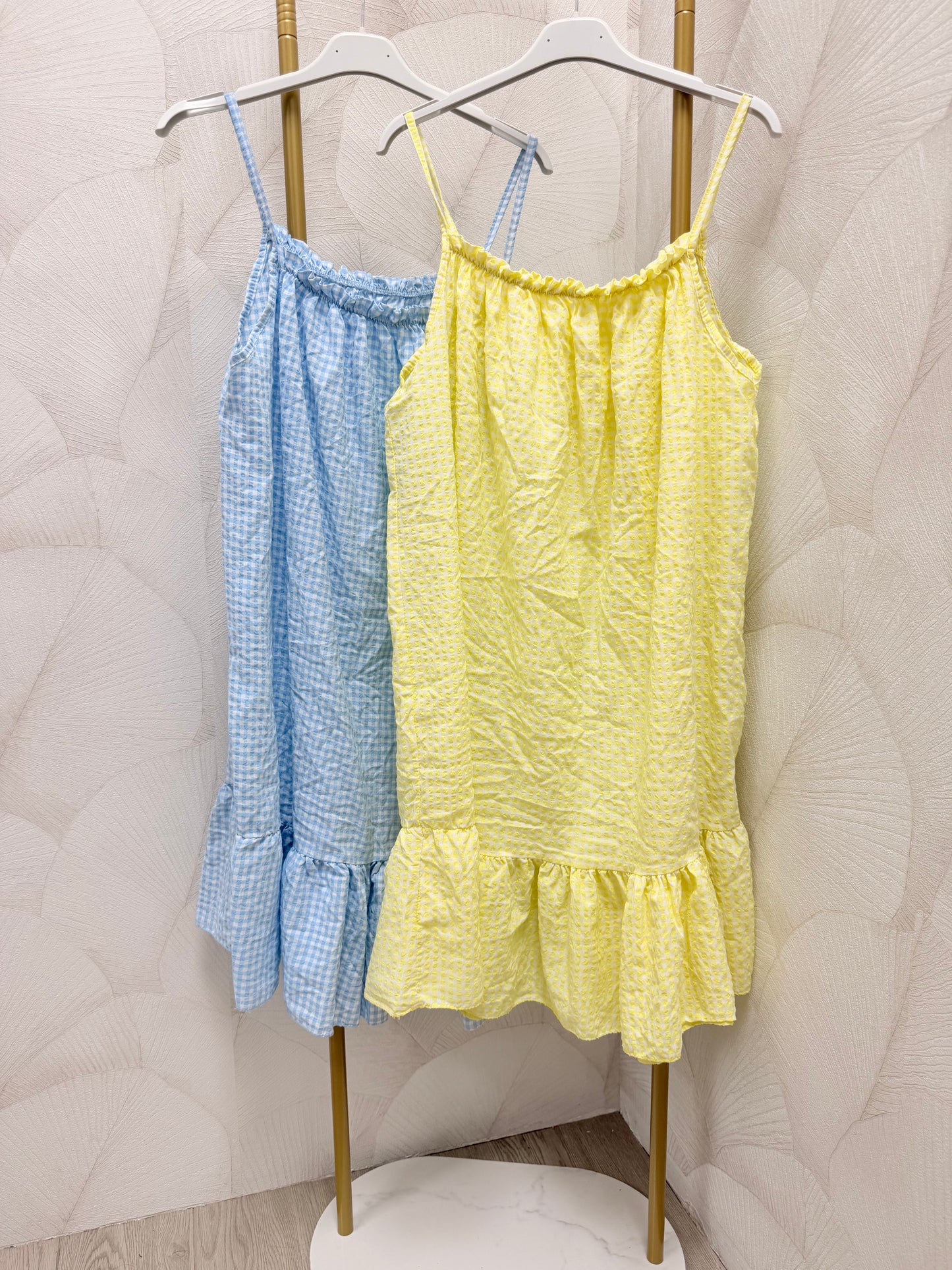 VESTIDO TIRANTAS CUADROS
