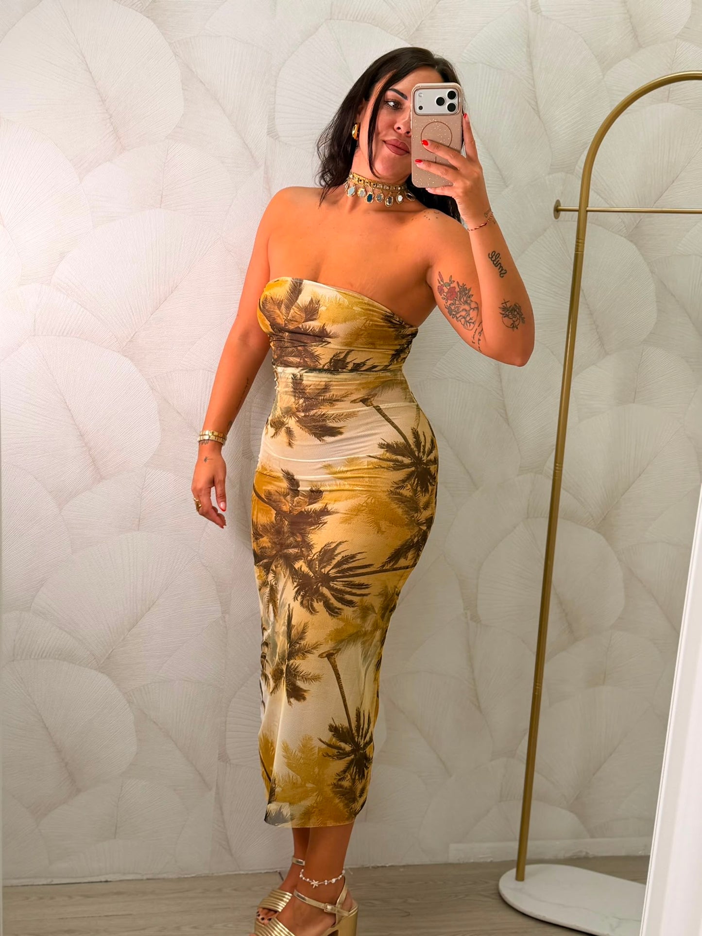 VESTIDO PALMERAS