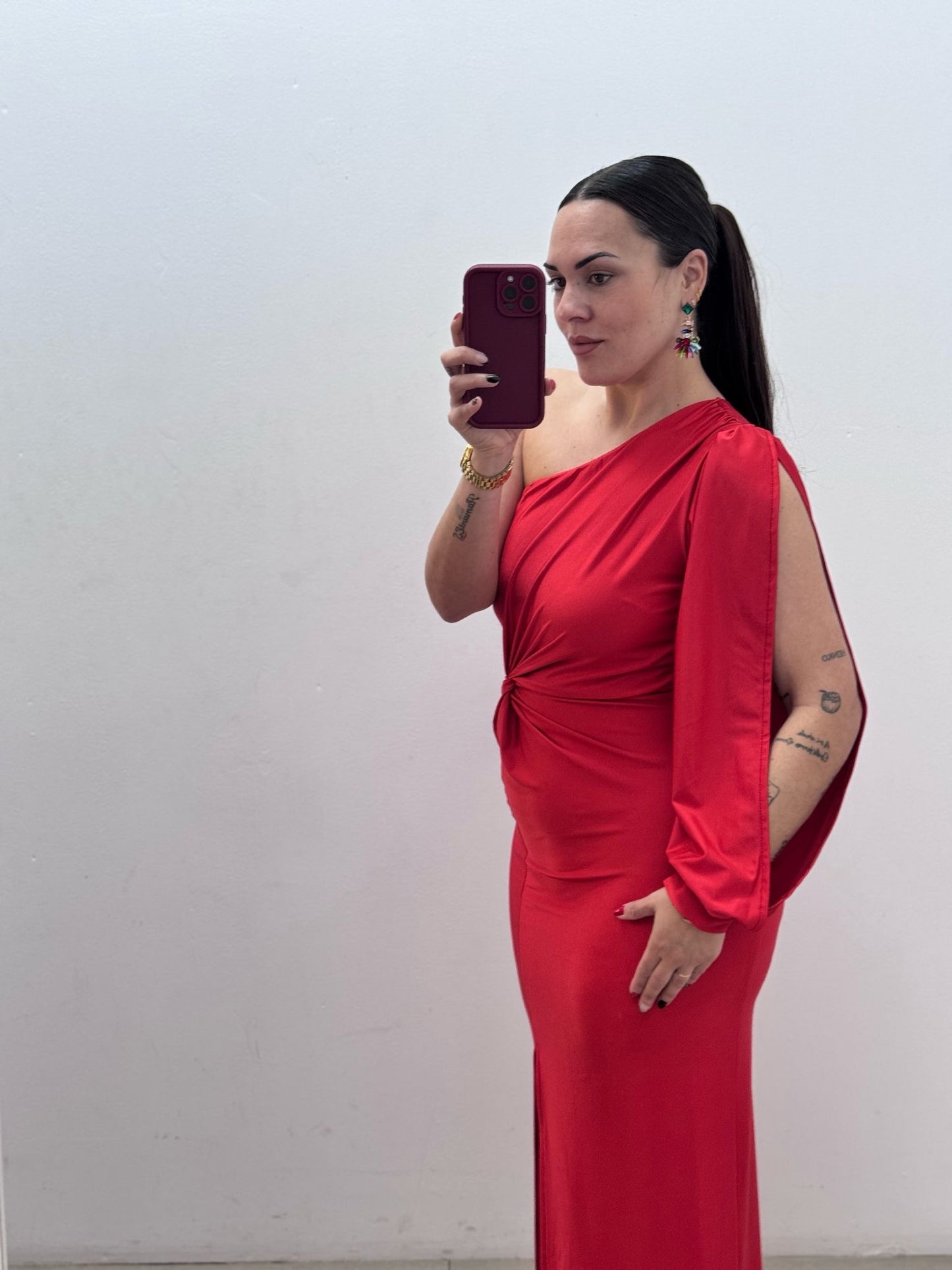Vestido Largo Rojo