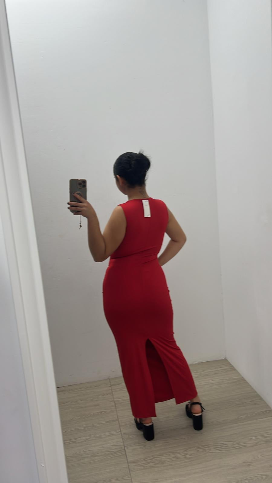 Vestido Flor Rojo