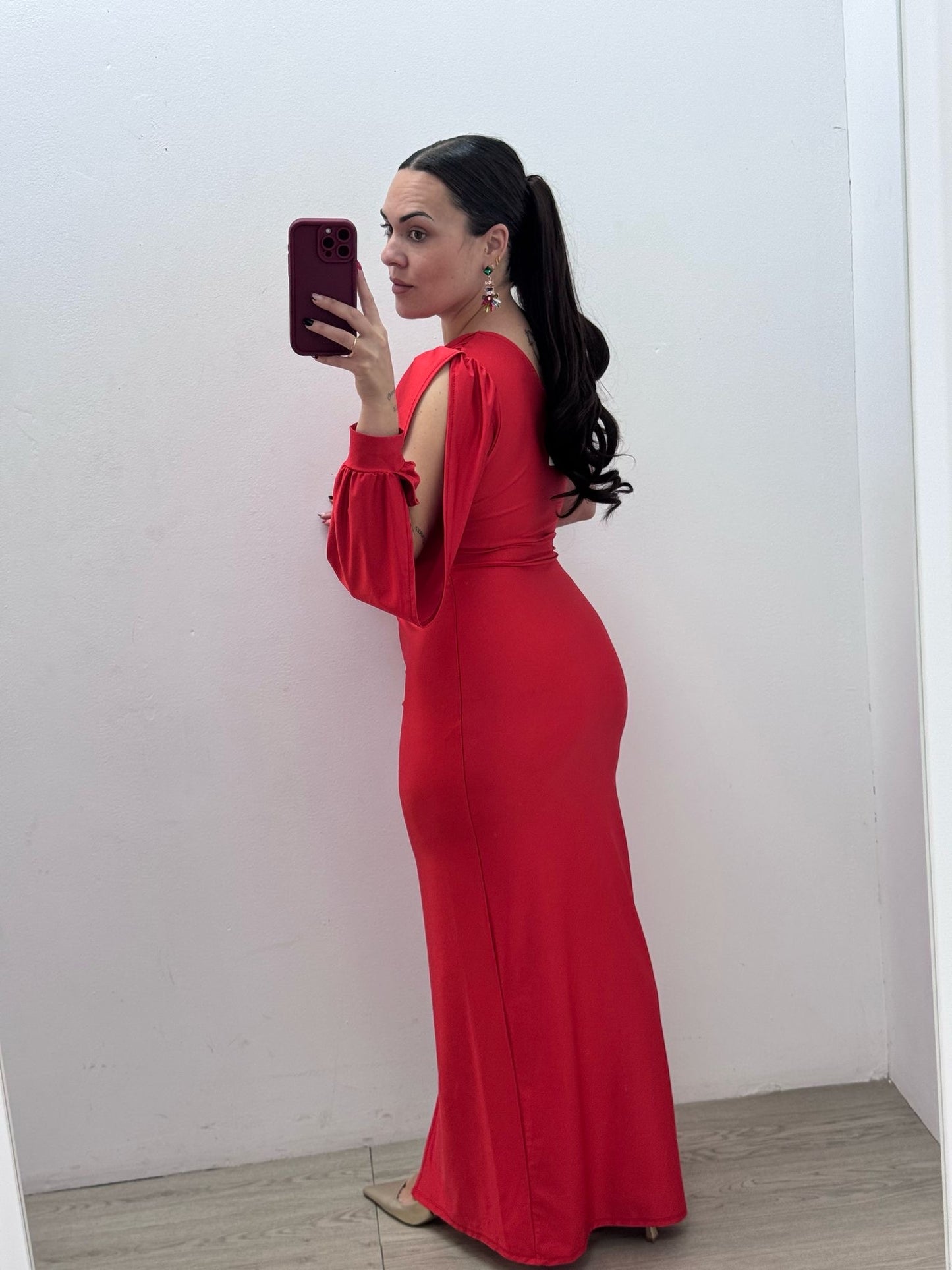 Vestido Largo Rojo