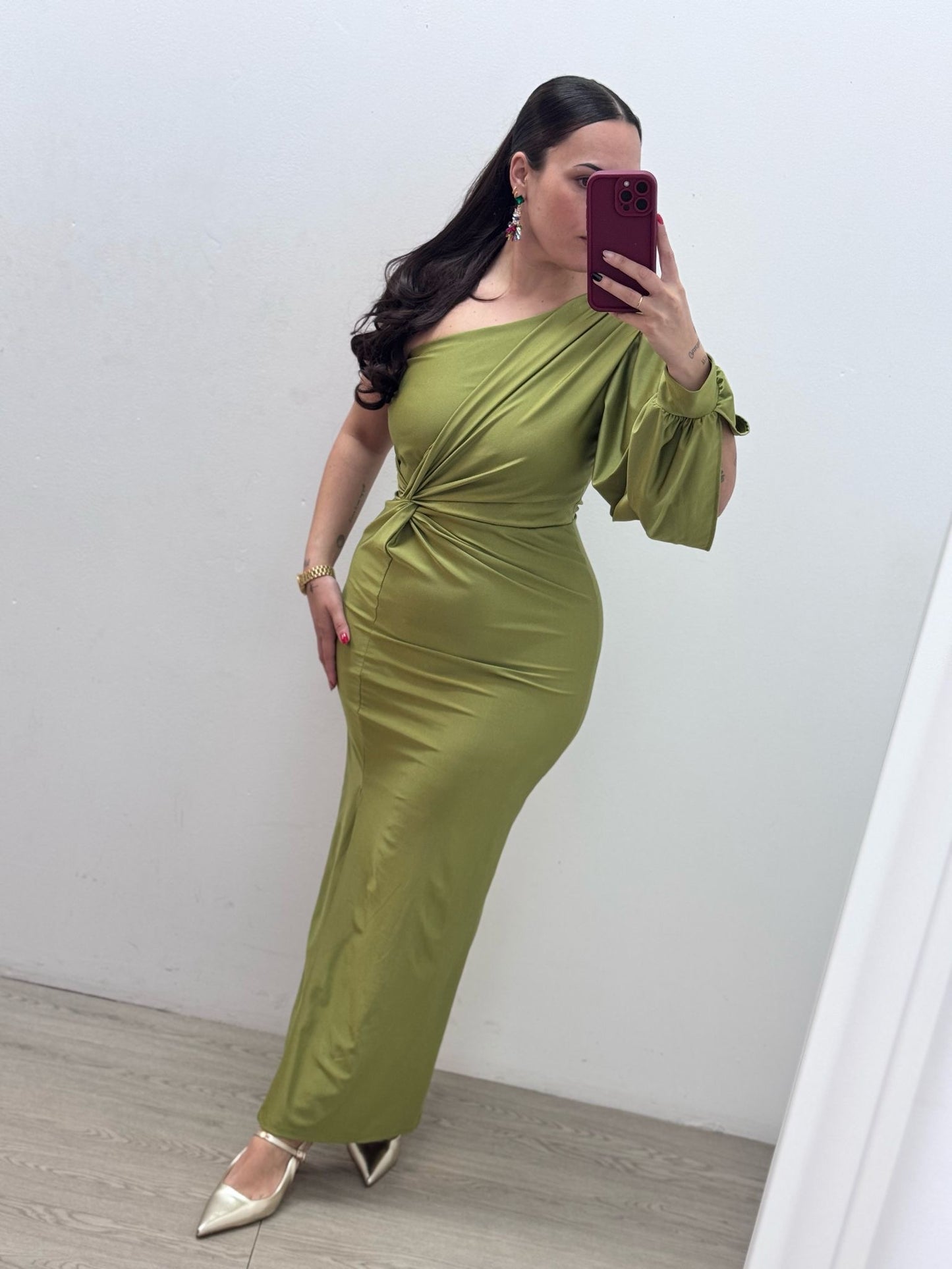 Vestido Largo Verde
