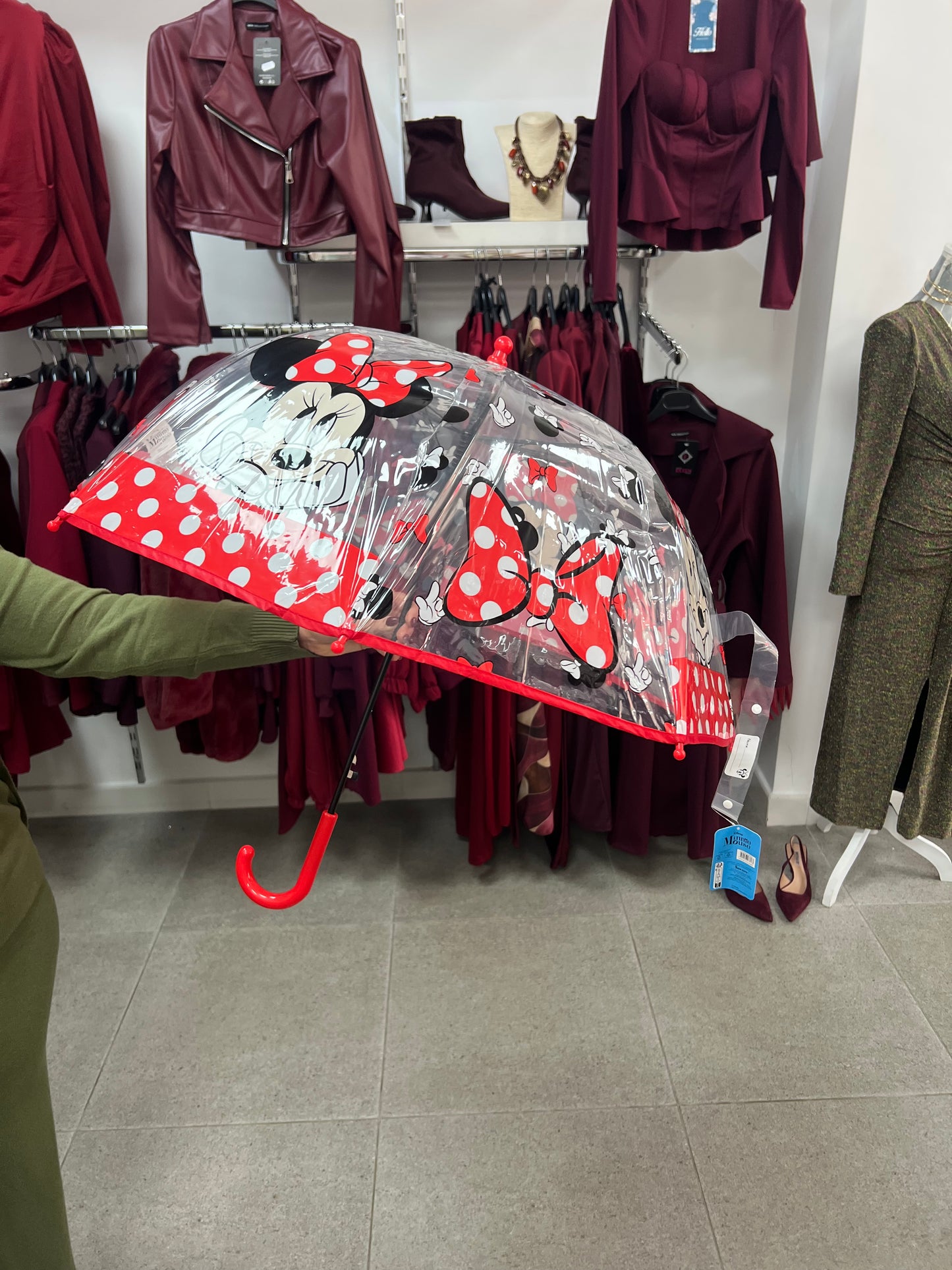 Paraguas niño/a minnie