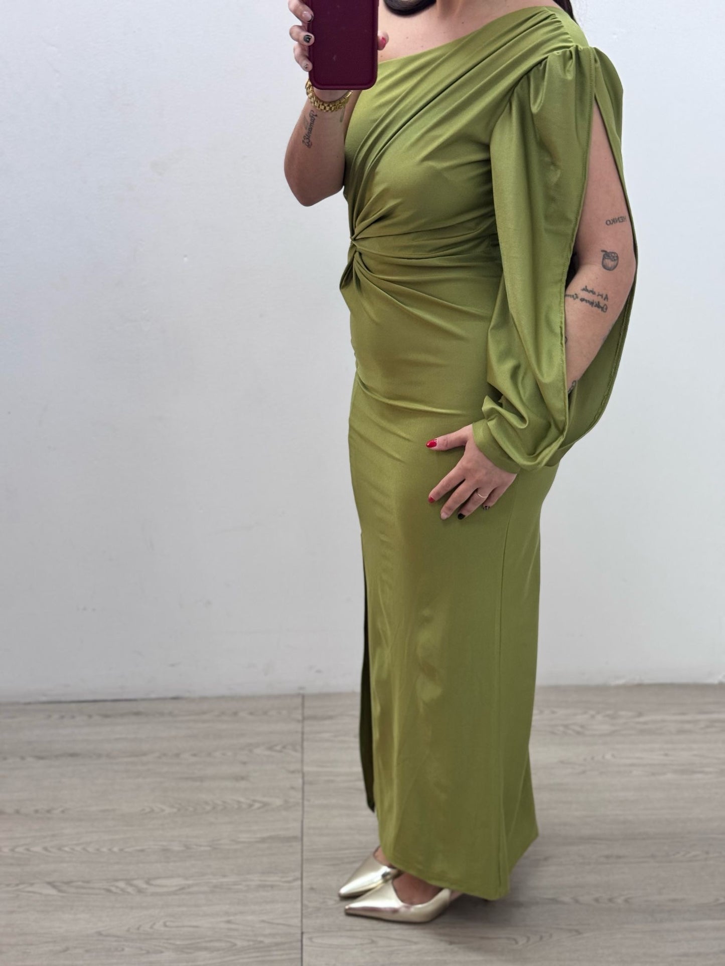 Vestido Largo Verde