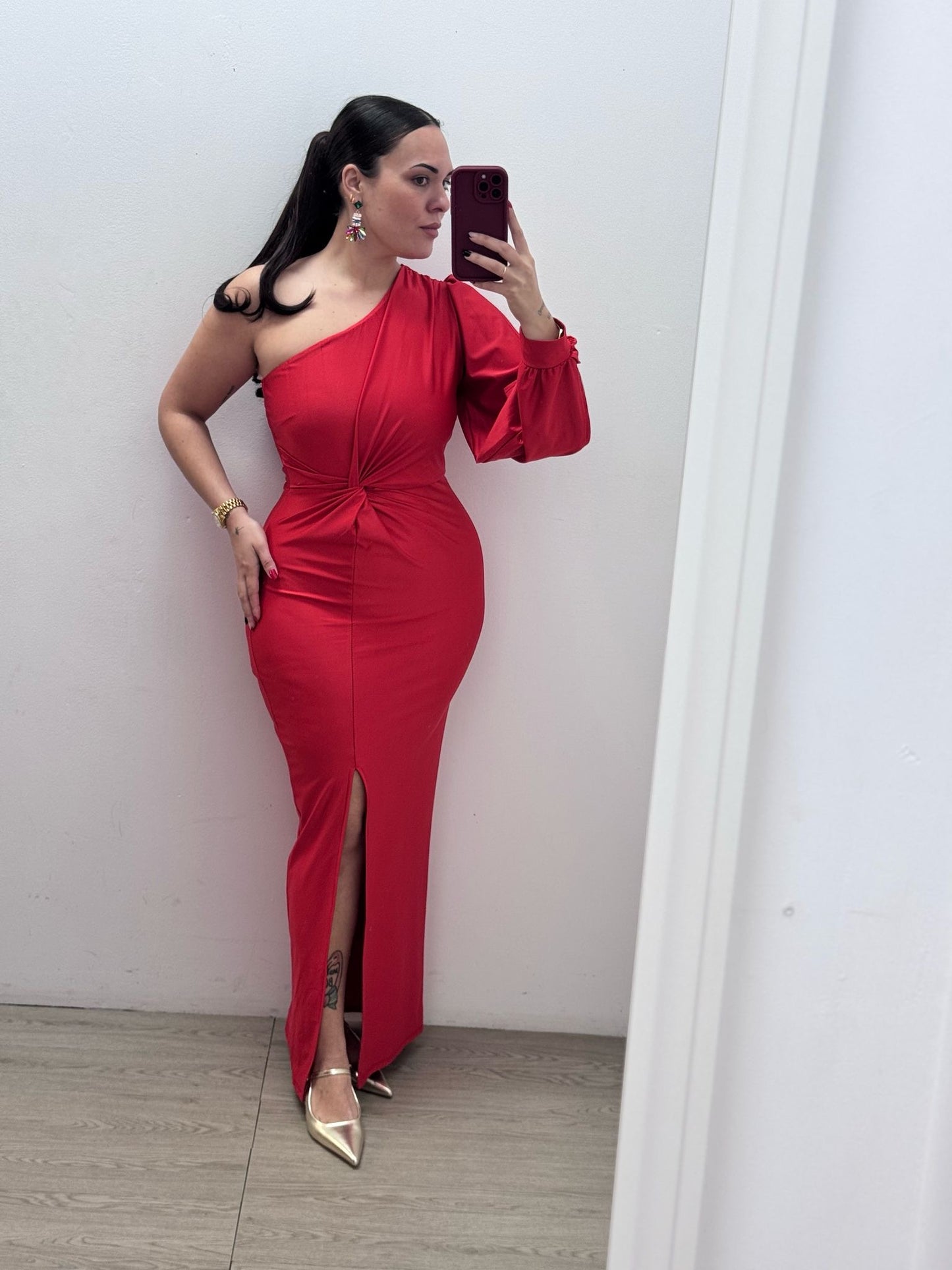 Vestido Largo Rojo
