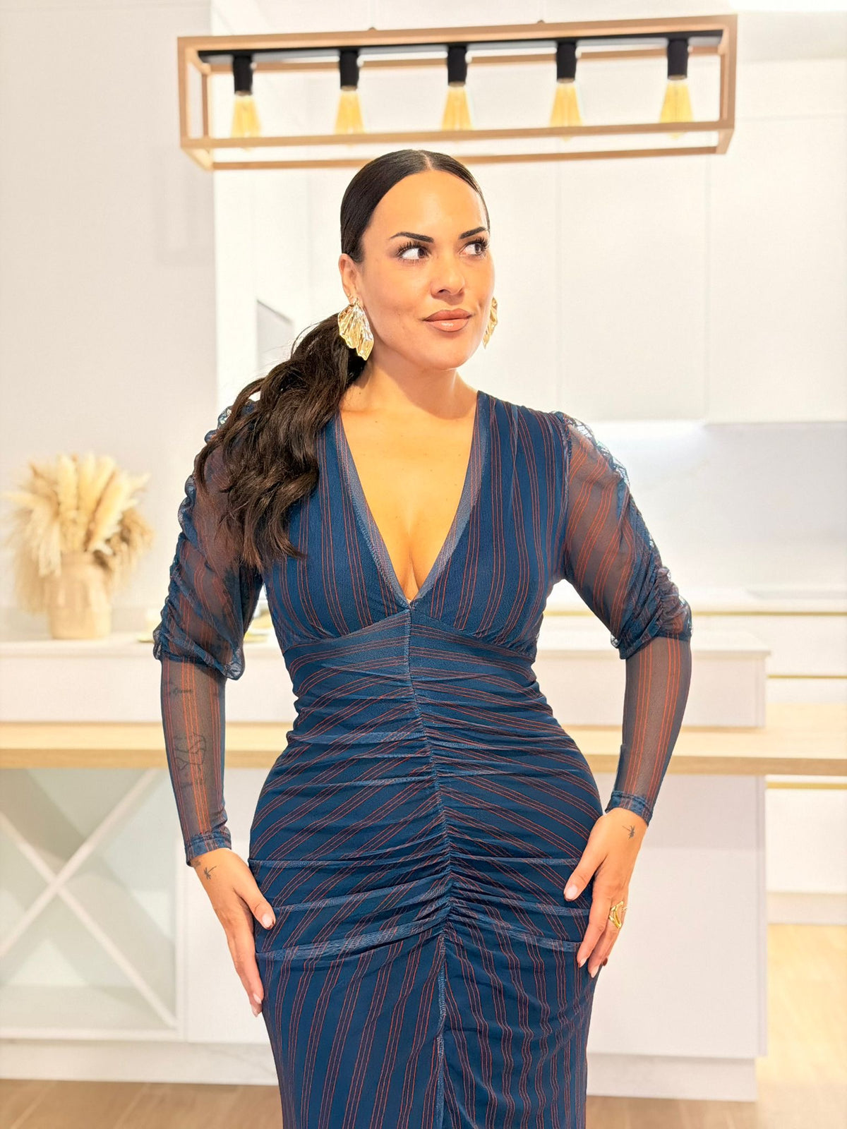 VESTIDO TUL RAYAS