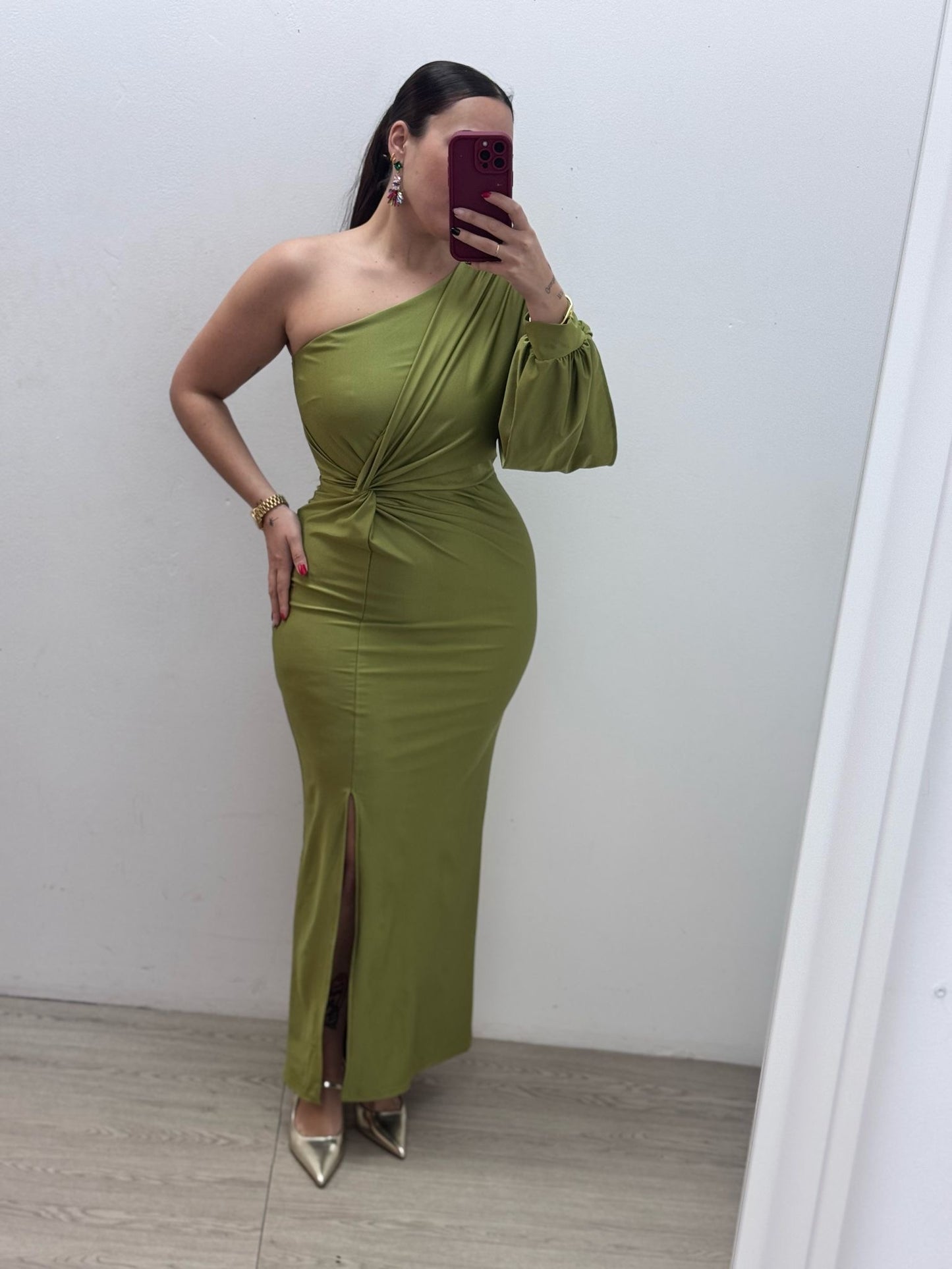 Vestido Largo Verde