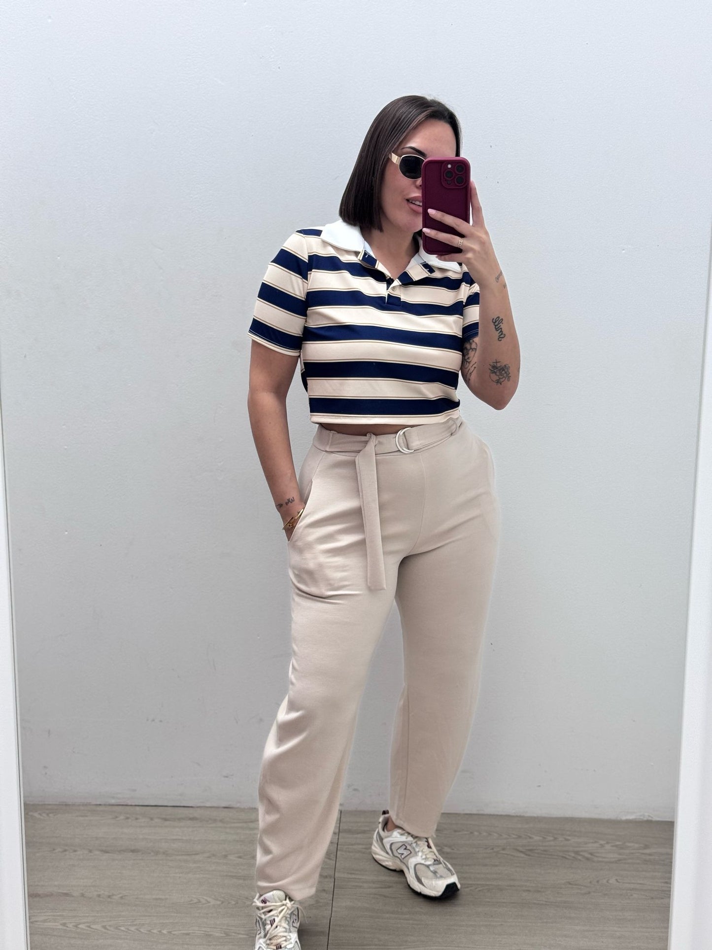 Pantalón Beige