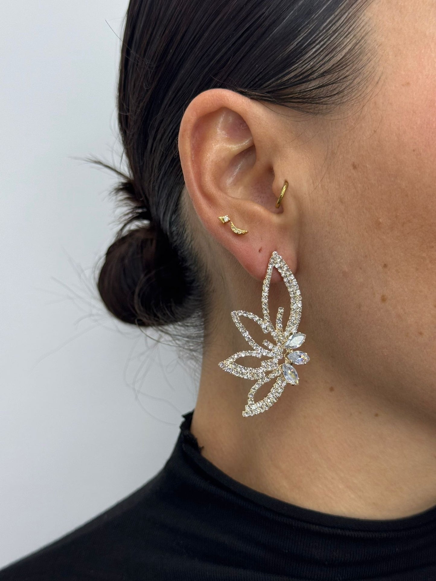 Pendiente Base Dorada