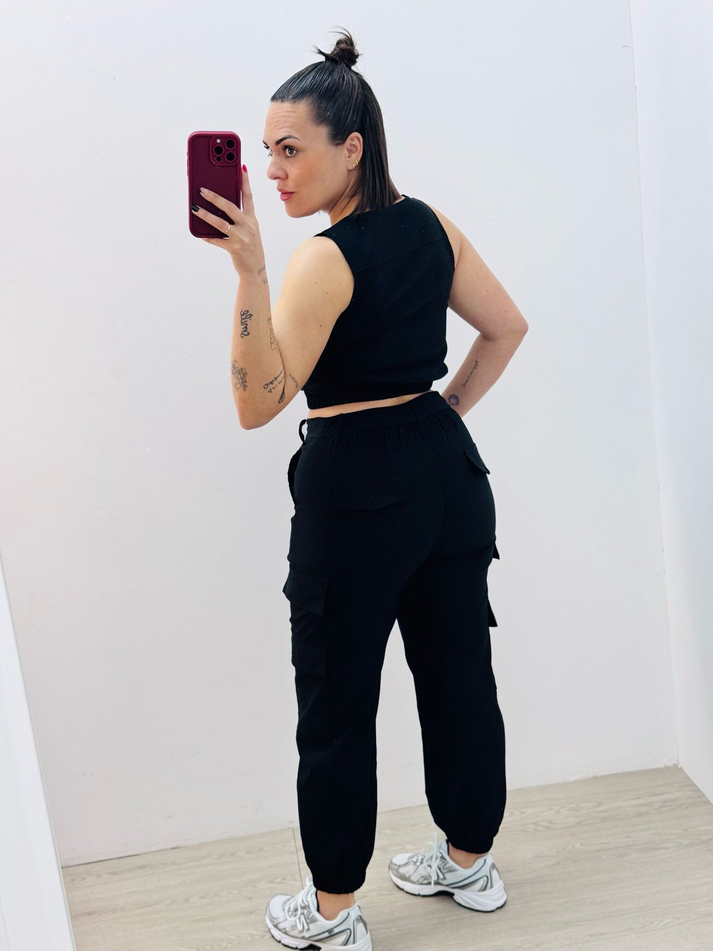 Conjunto Top y Pantalón Negro