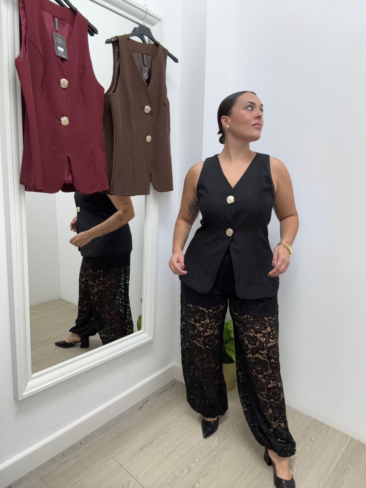 Chaqueta Botones Dorados