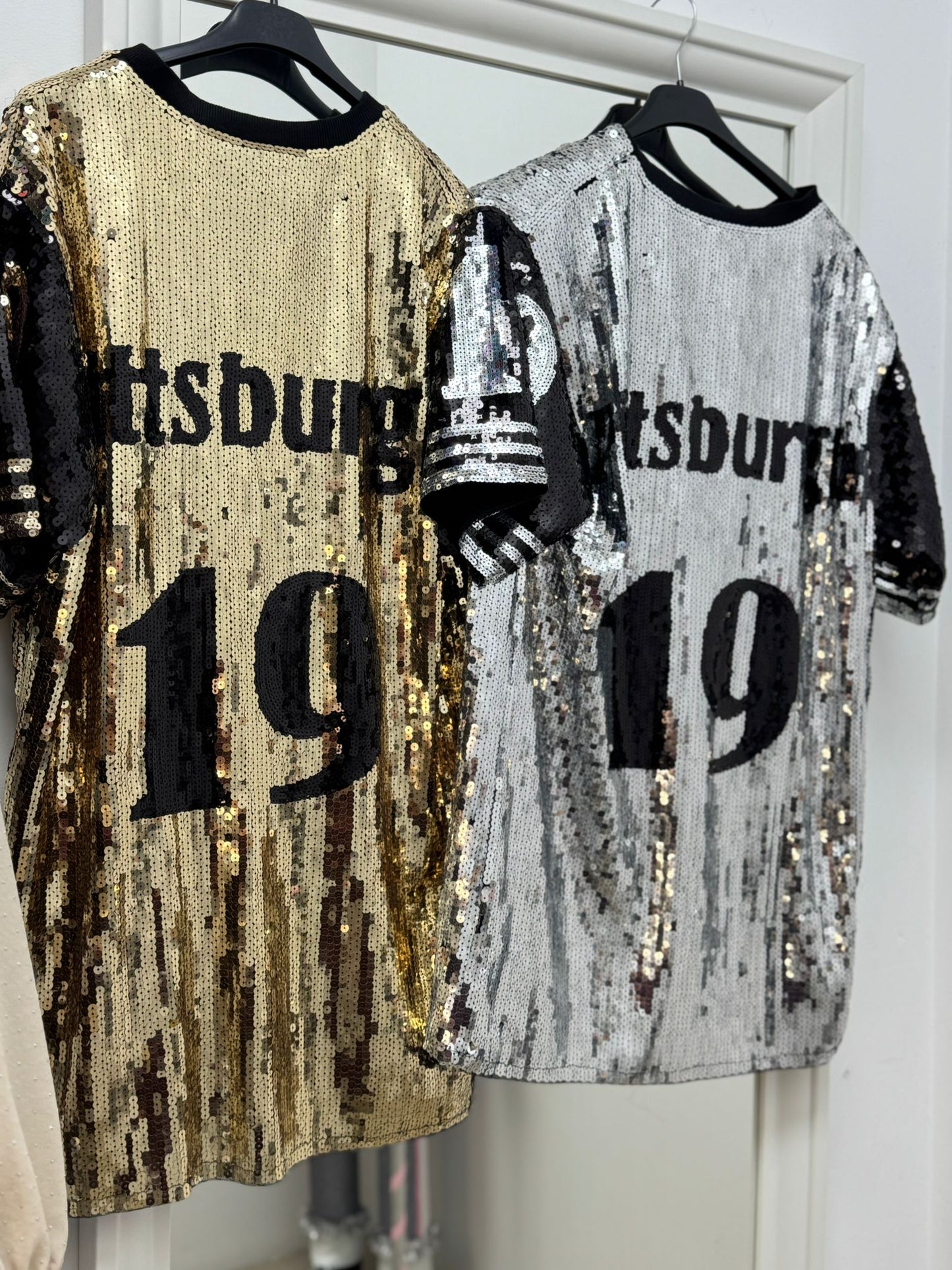 Vestido Camiseta Lentejuelas