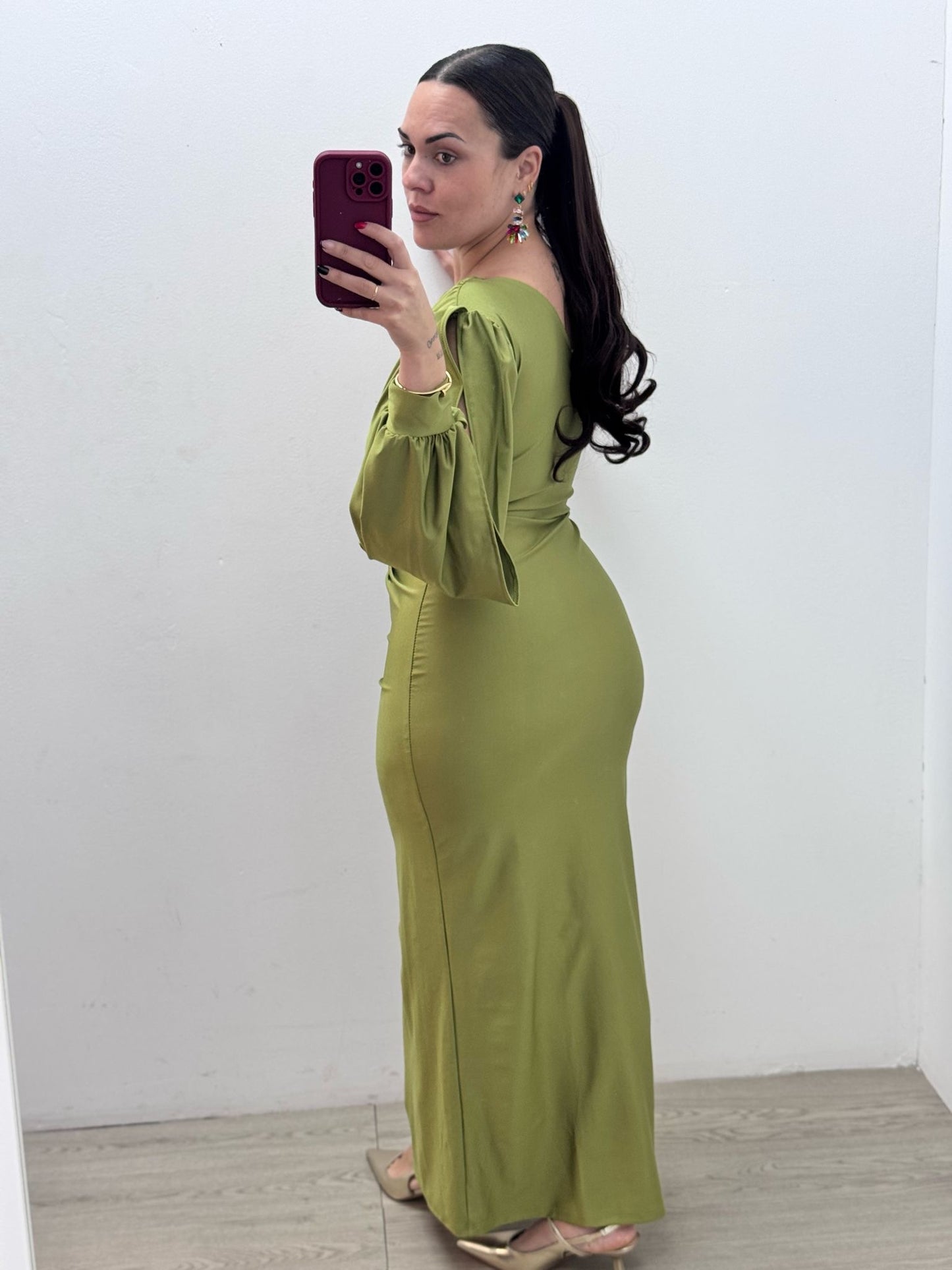 Vestido Largo Verde