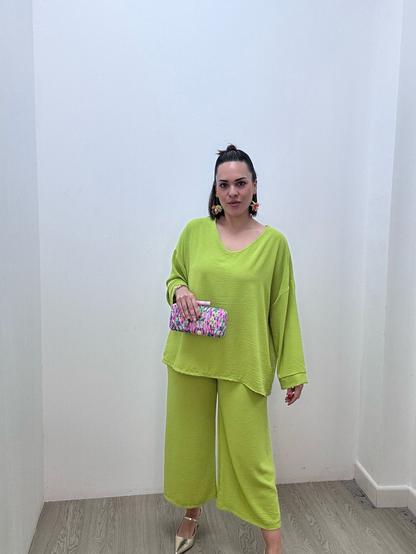 Conjunto Camisa y Pantalón Verde