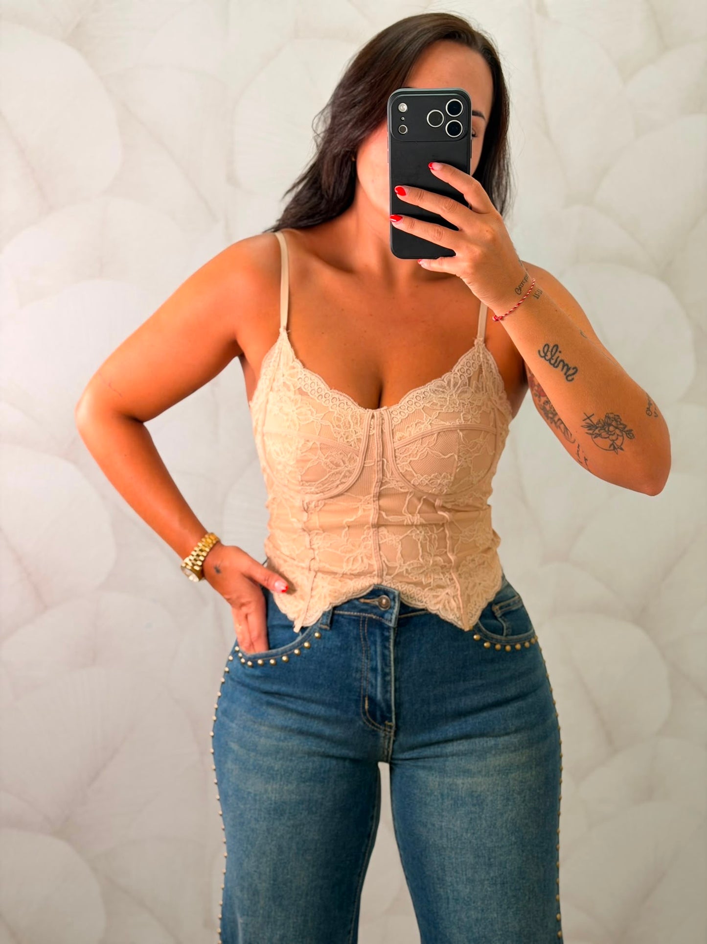 TOP CORSÉ ENCAJE