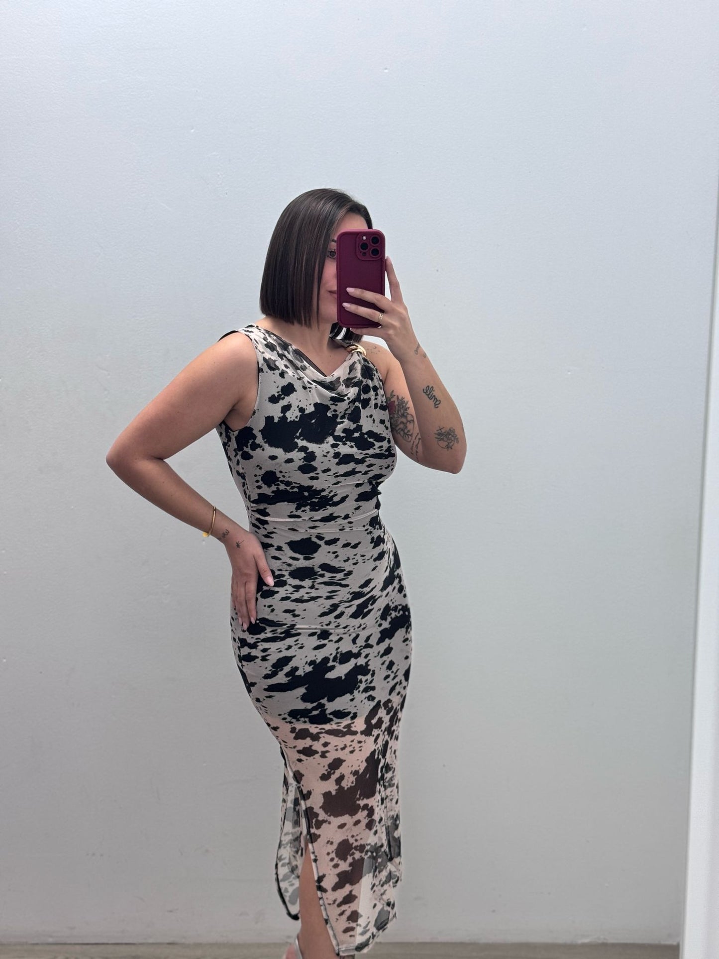 Vestido Tul Manchas