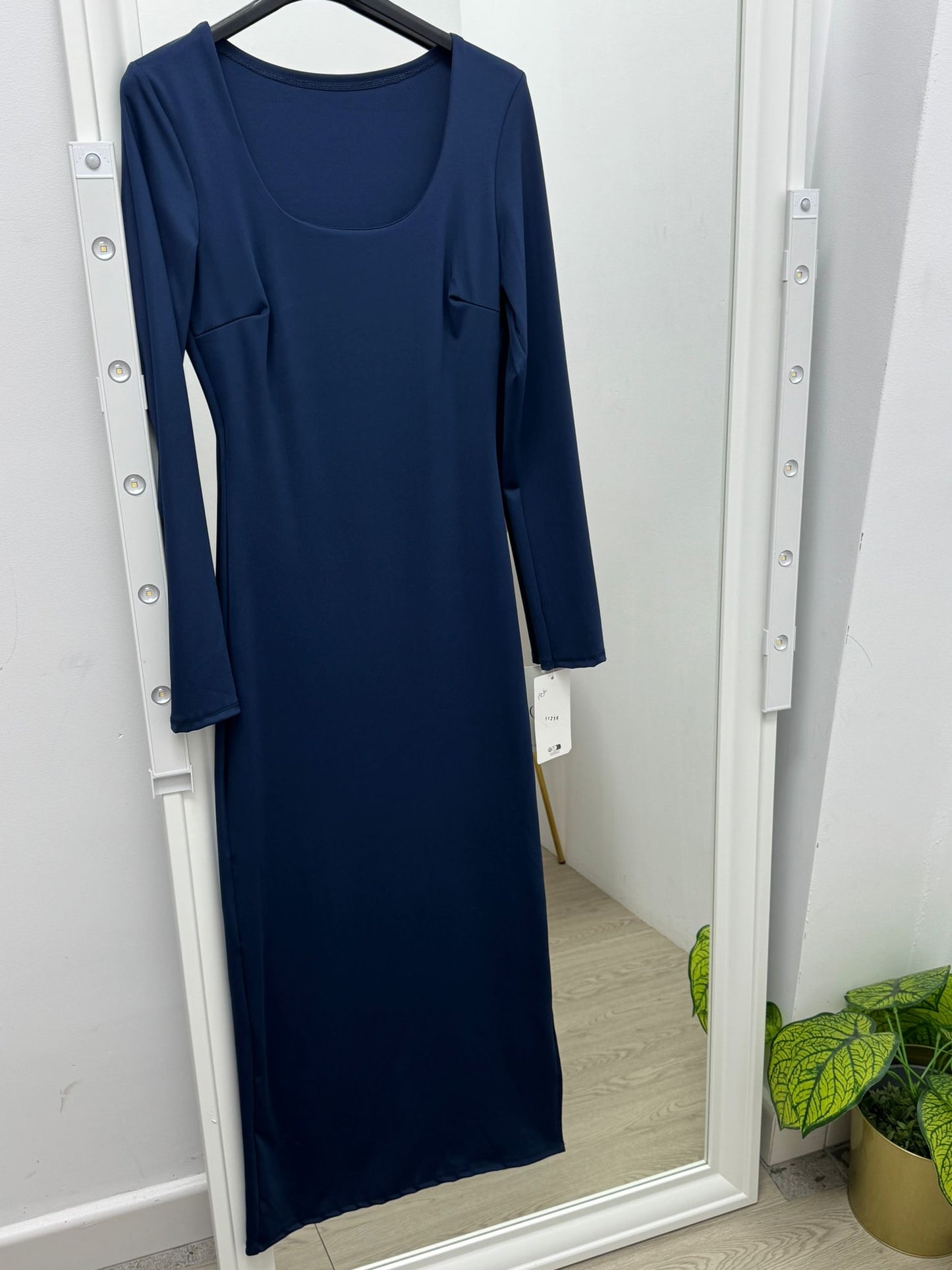 Vestido Licra Escote Cuadrado