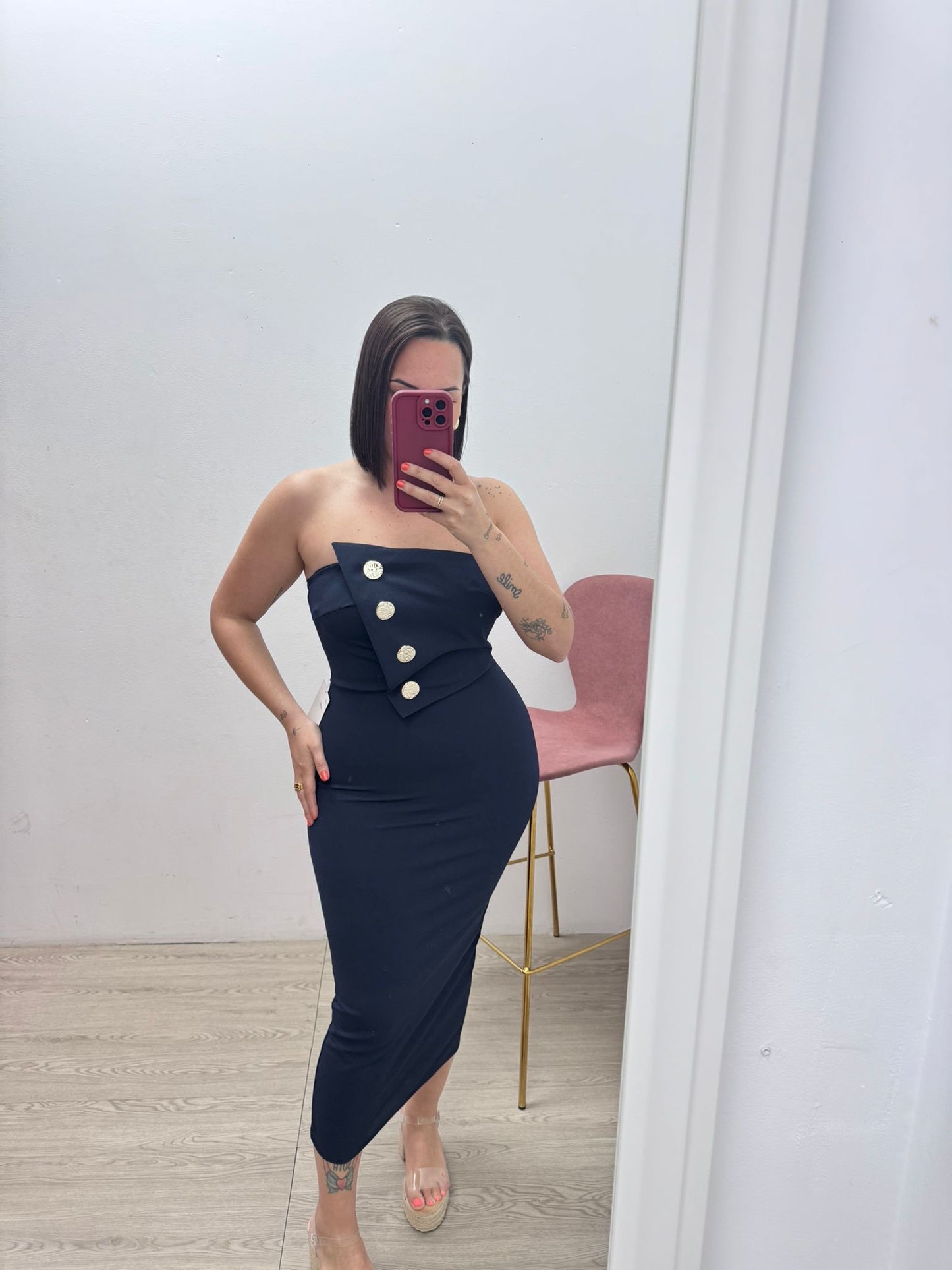 Vestido Azul Marino