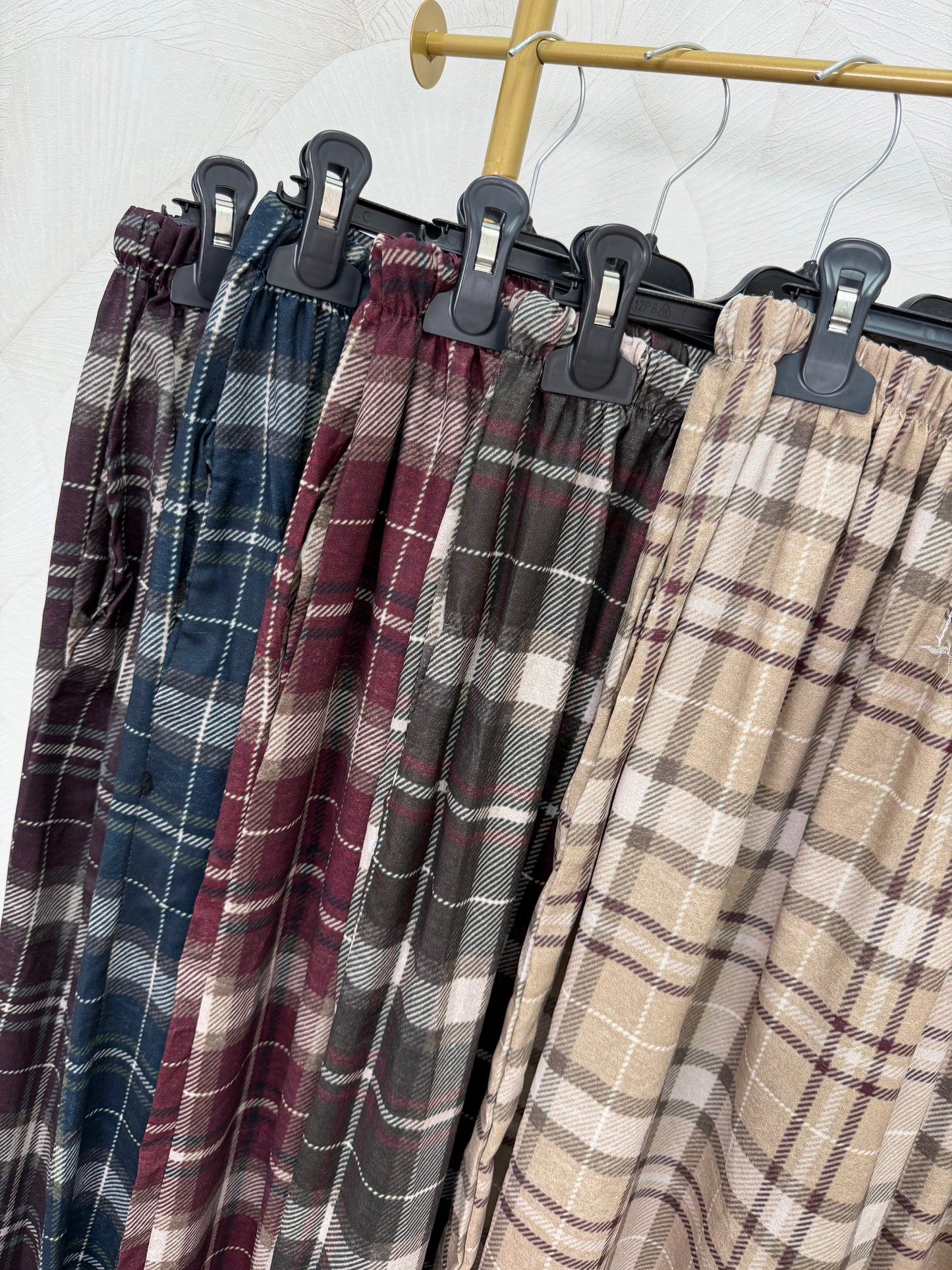 PANTALÓN CUADROS BOMBACHO