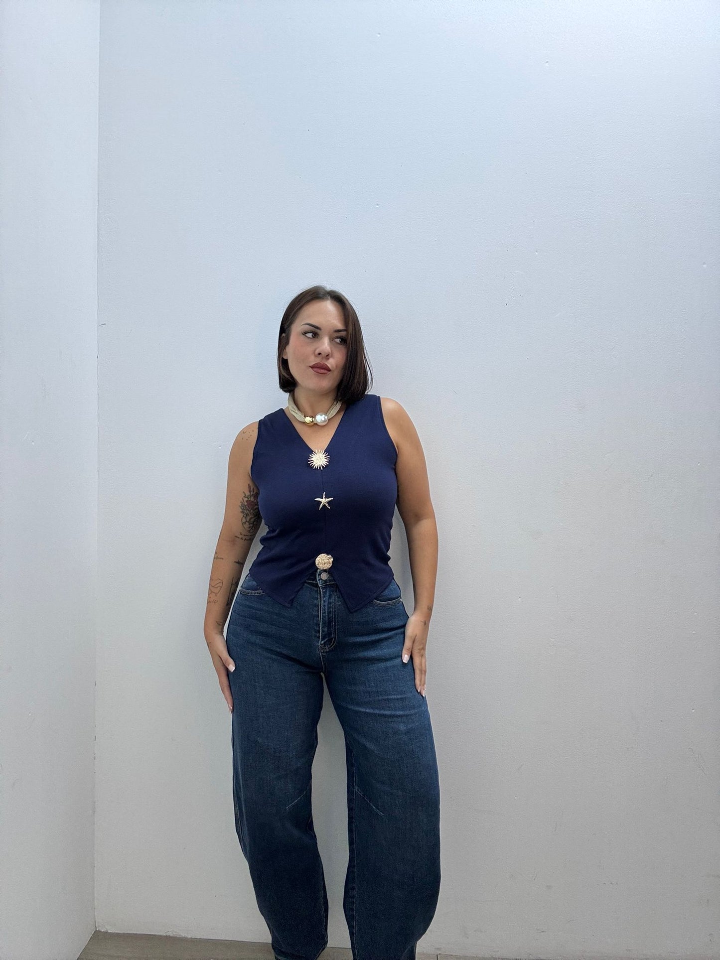 Pantalón vaquero ancho
