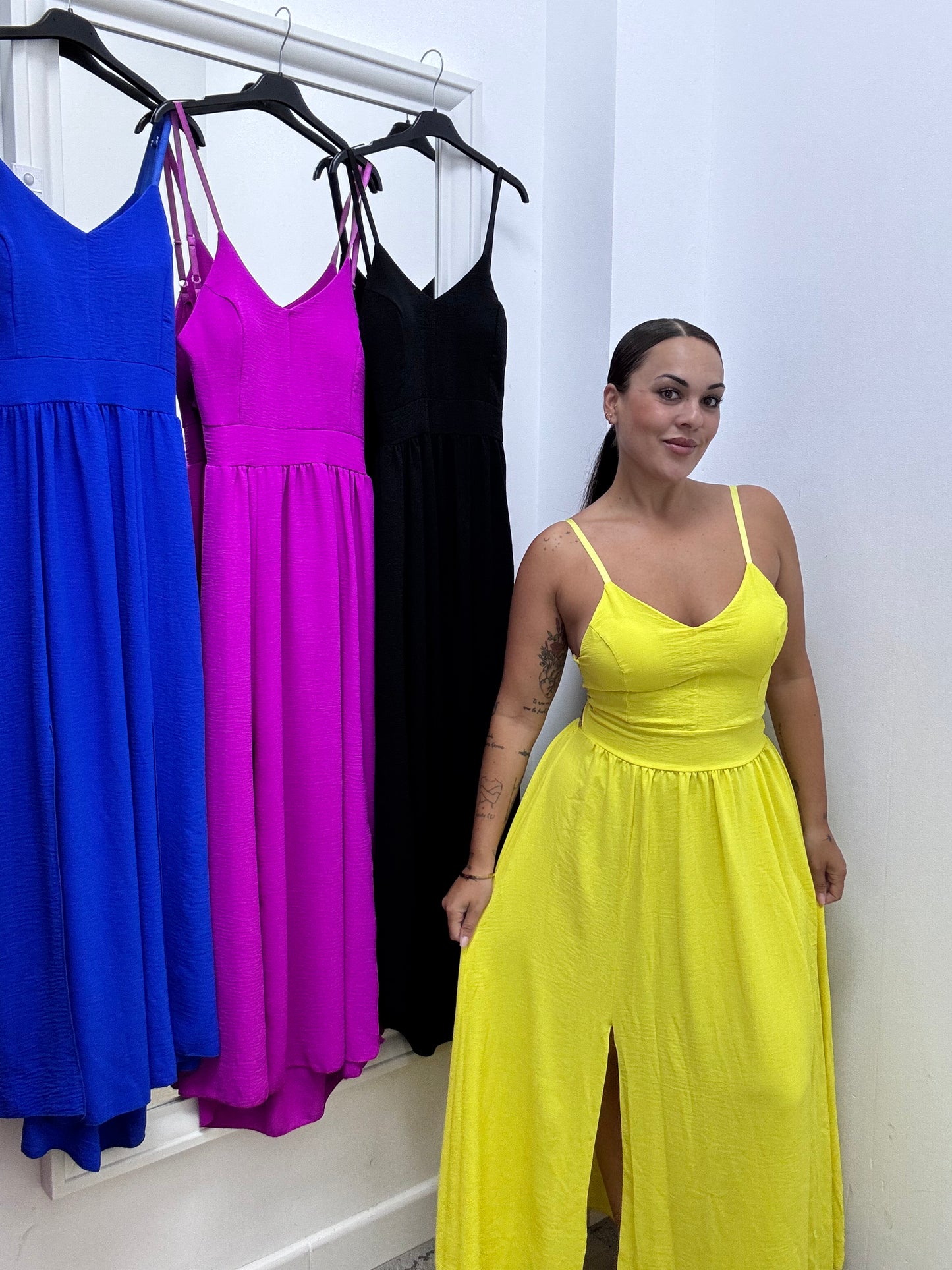 Vestido lazo espalda