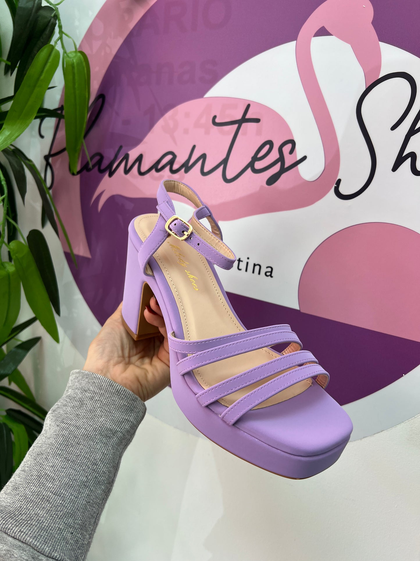 Zapato Tacón Lila