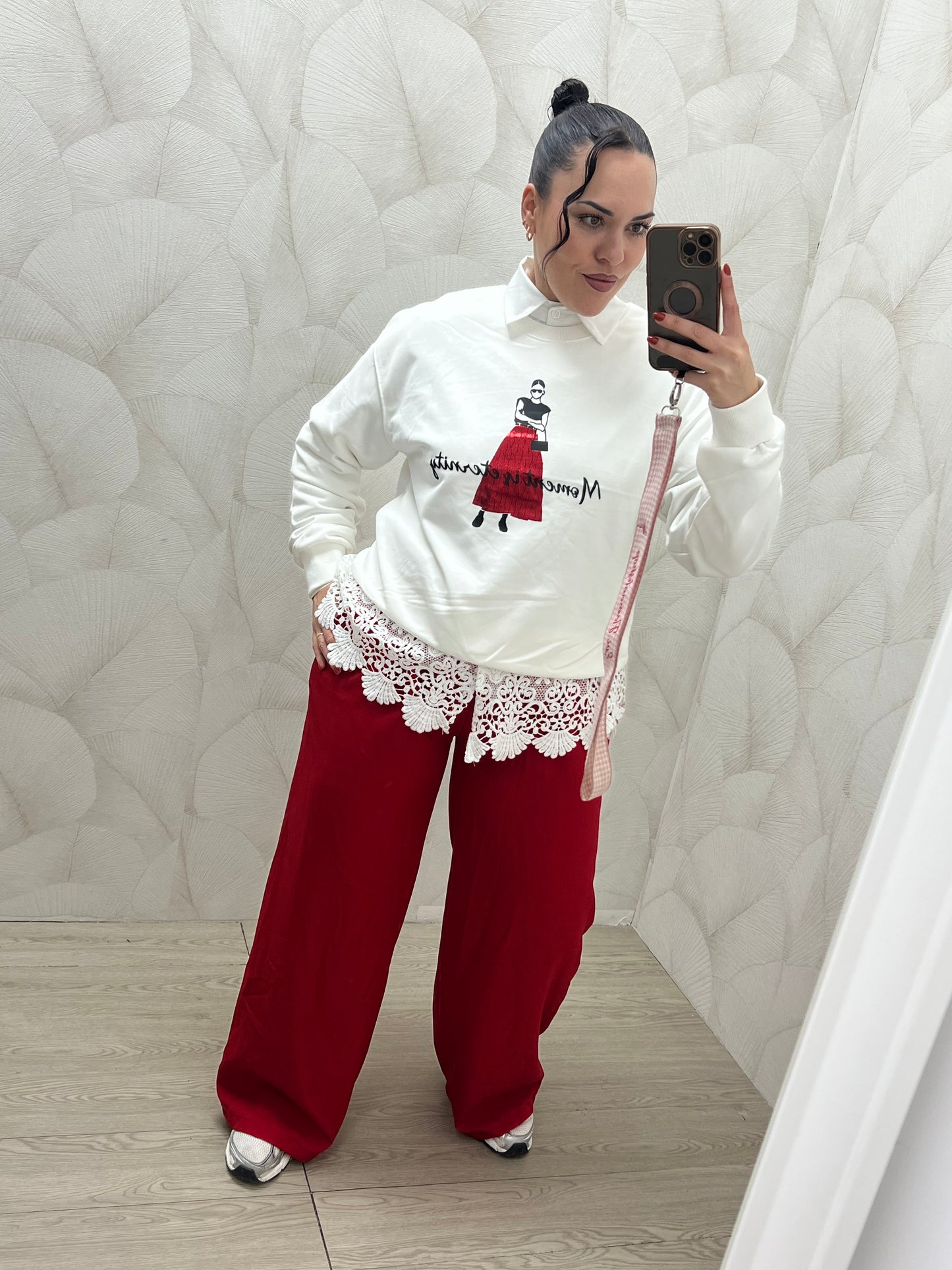 CAMISA BLANCA CON PUNTA