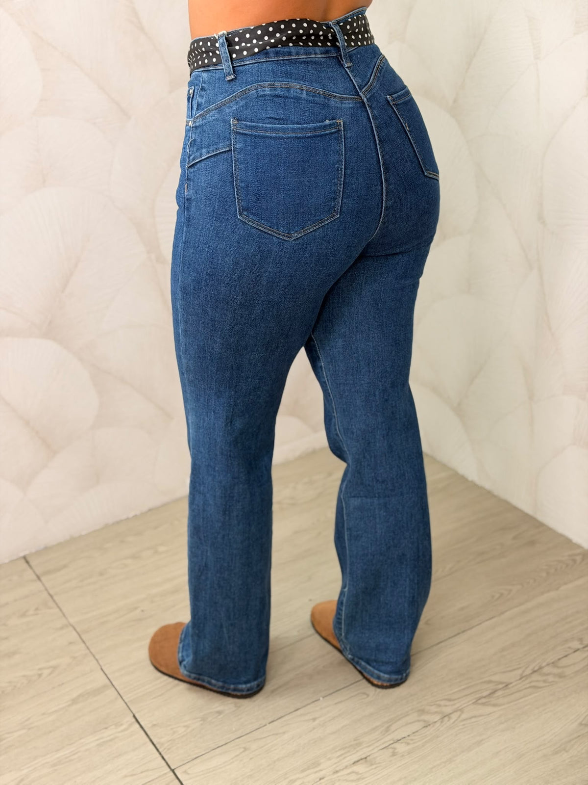 PANTALÓN VAQUERO PAÑUELO