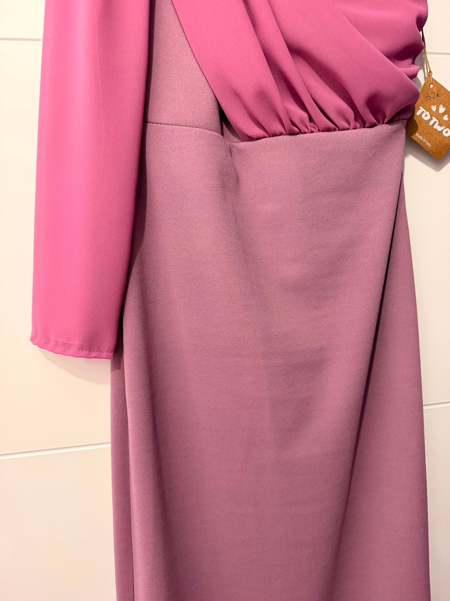 VESTIDO DETALLE GASA