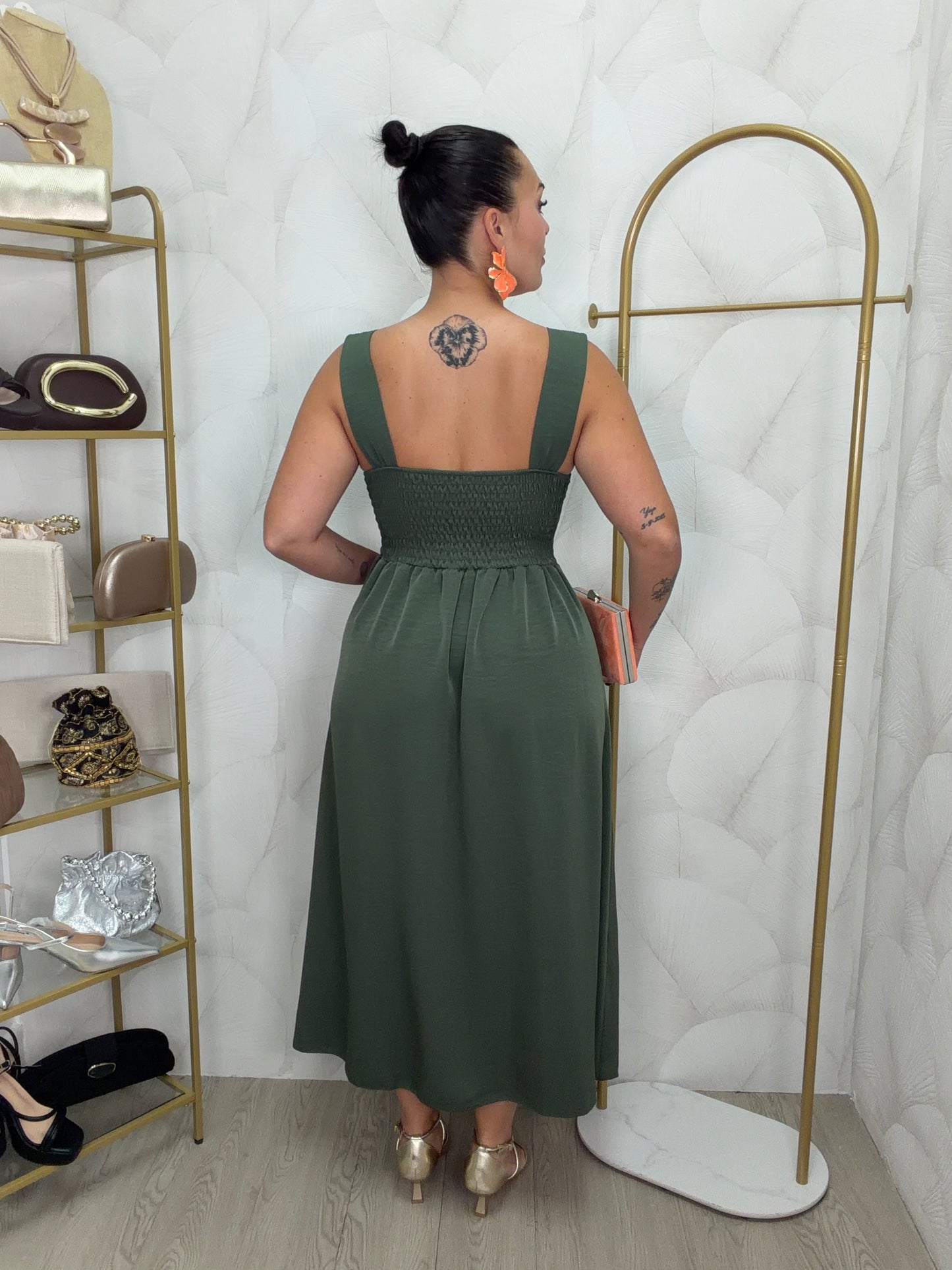 VESTIDO VERDE