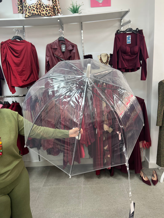 Paraguas transparente