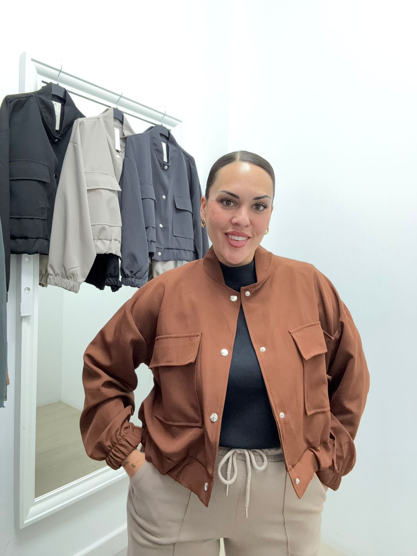 Chaqueta Bomber