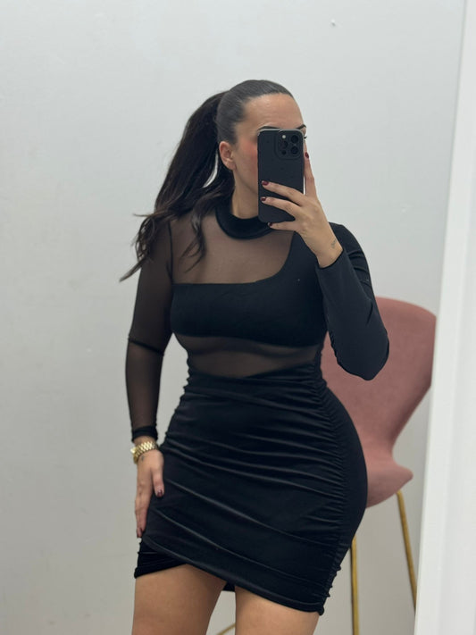Vestido Negro Tul
