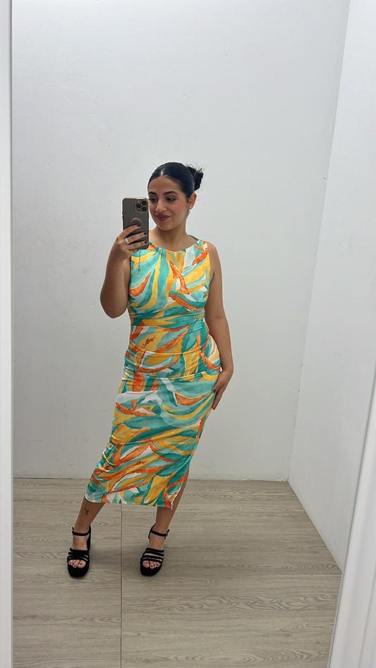 Vestido Licra Estampado
