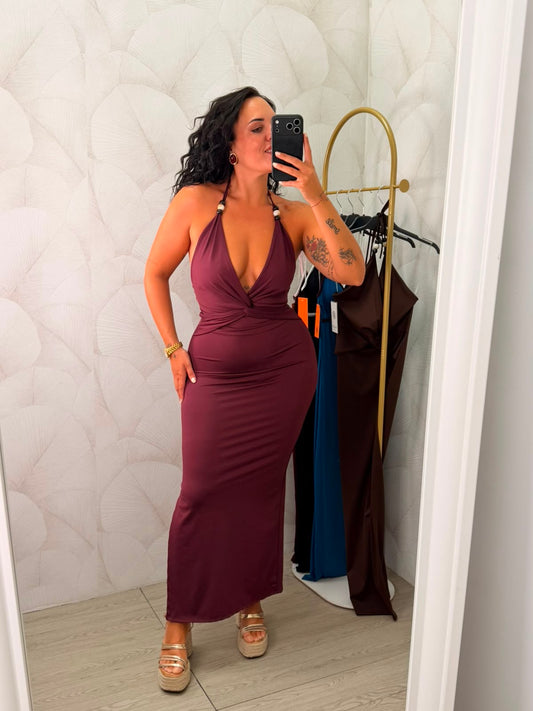 VESTIDO LICRA ESCOTE