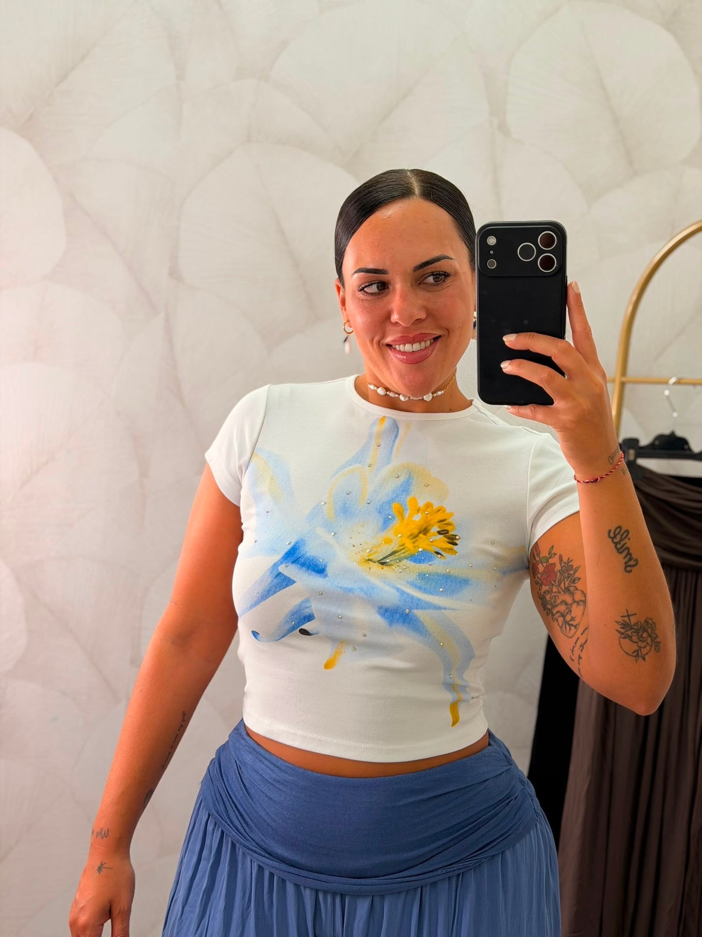CAMISETA FLOR