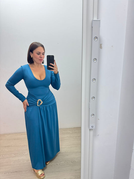 Vestido Evento Azul