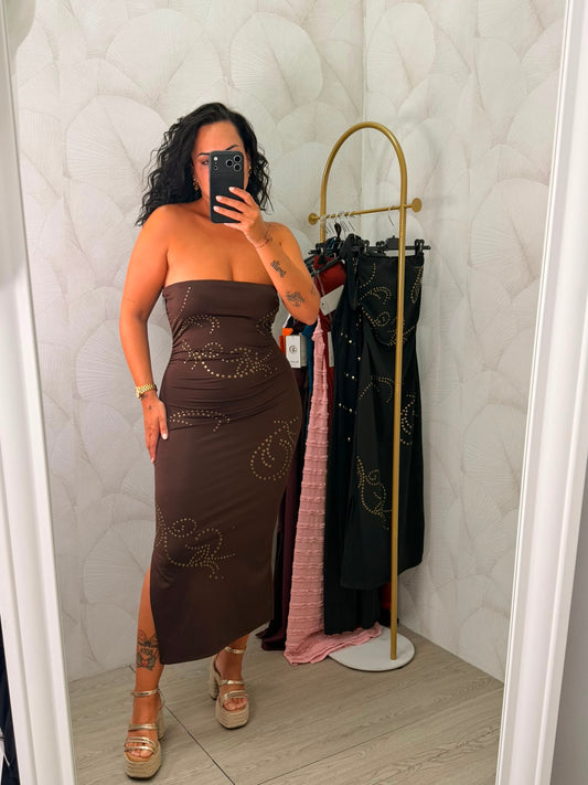 VESTIDO TACHUELAS
