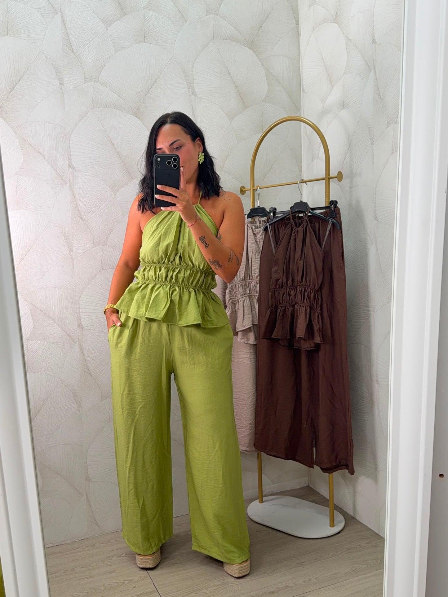 CONJUNTO TOP Y PANTALÓN