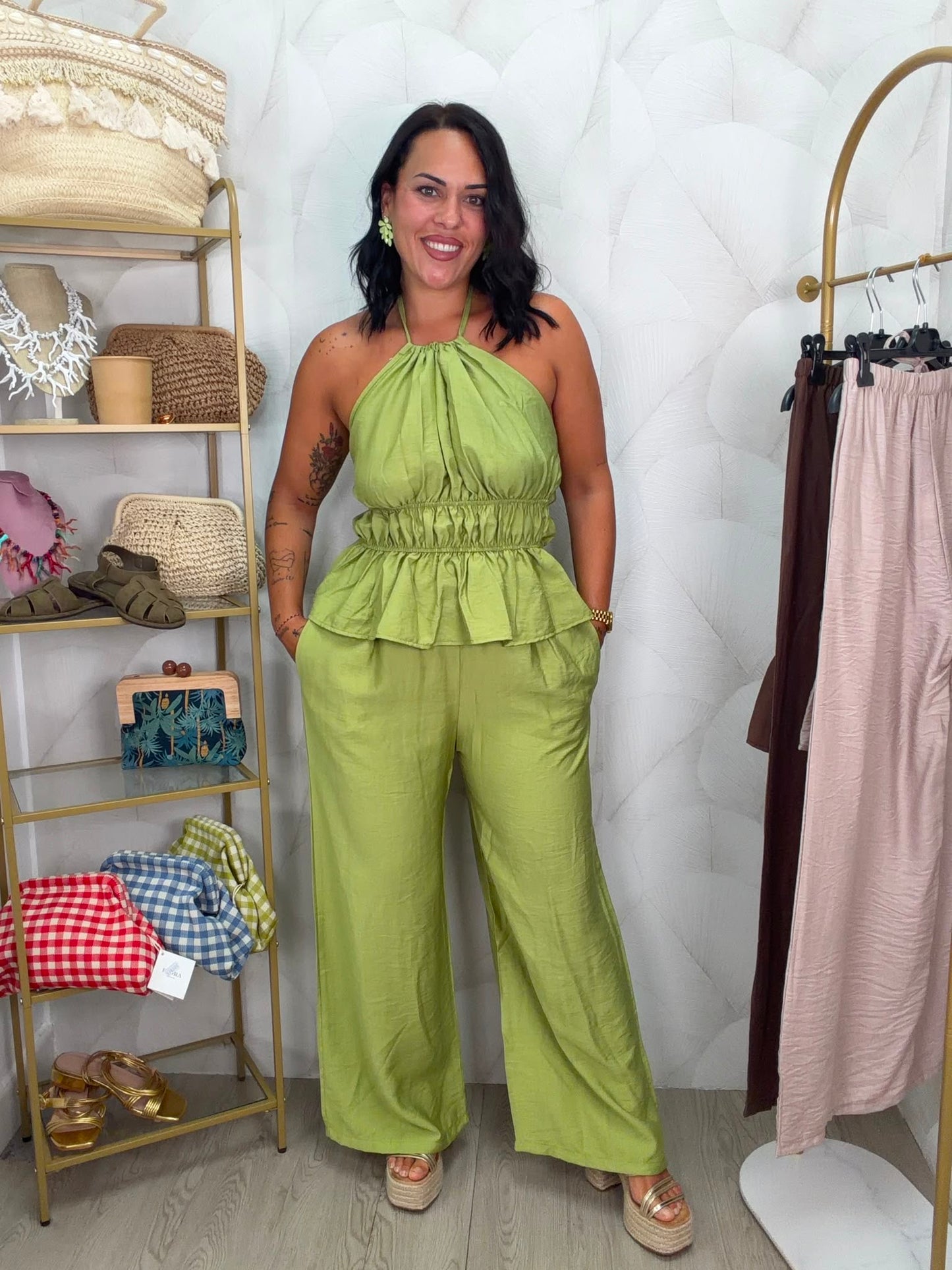 CONJUNTO TOP Y PANTALÓN