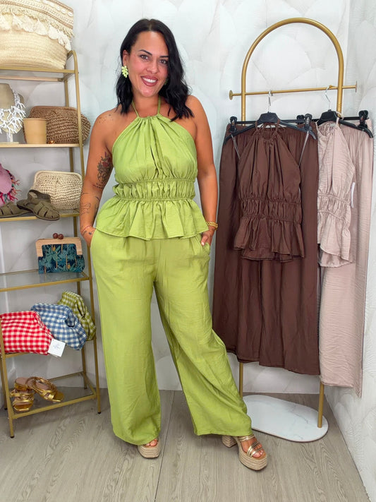 CONJUNTO TOP Y PANTALÓN