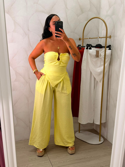 CONJUNTO TOP Y PANTALÓN