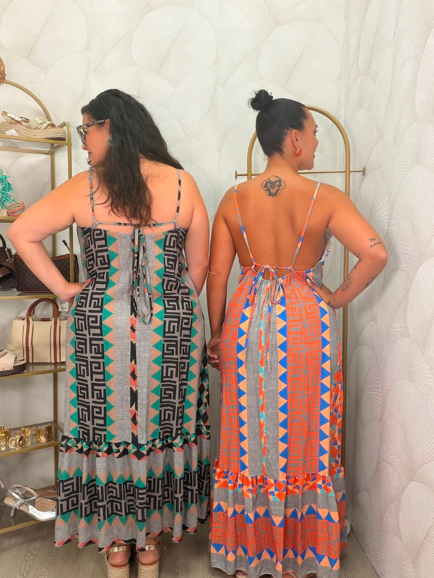 VESTIDO ESTAMPADO ÉTNICO