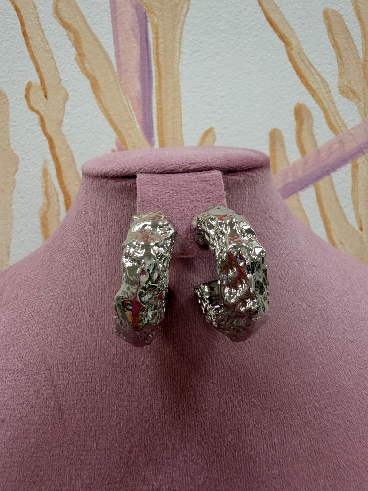 PENDIENTES ARGOLLA PLATEADA