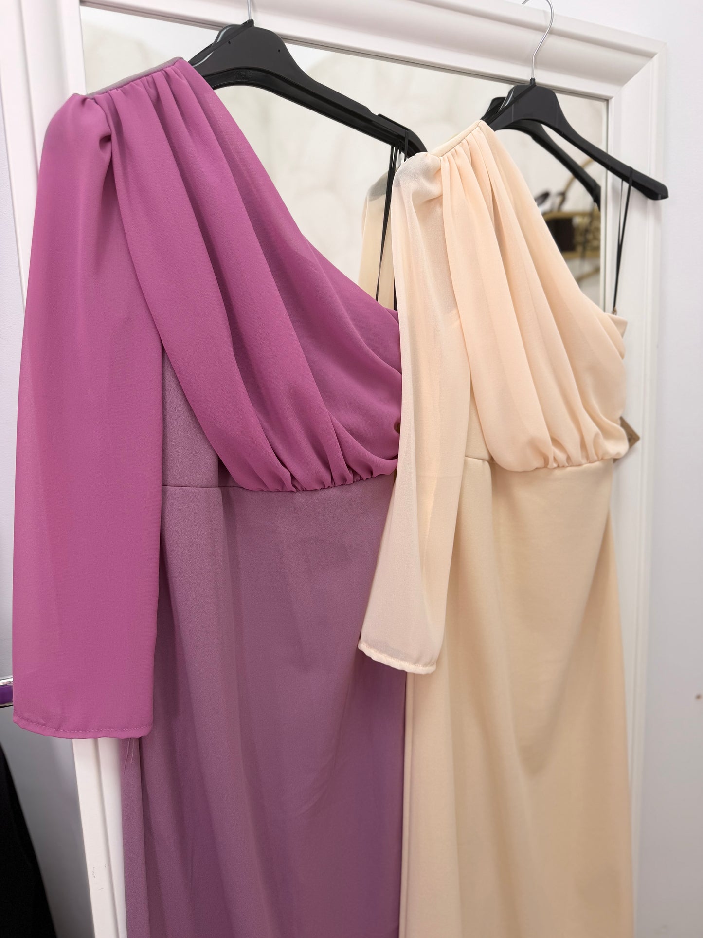VESTIDO MANGA GASA