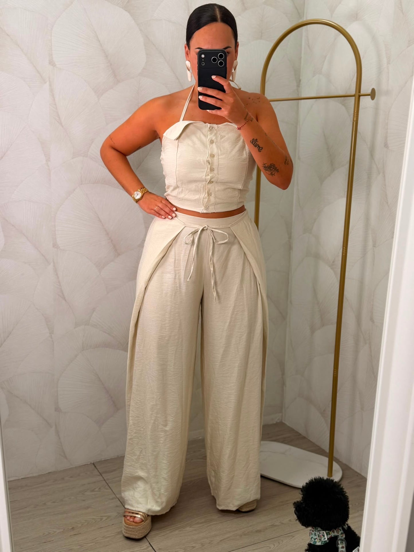 CONJUNTO TOP Y PANTALÓN